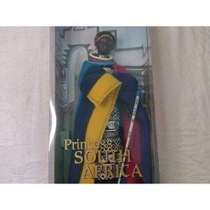 NIB BARBIE DOLL 2002 DOLLS OF THE WORLD PRINCESS OF SOUTH AFRICA 56218